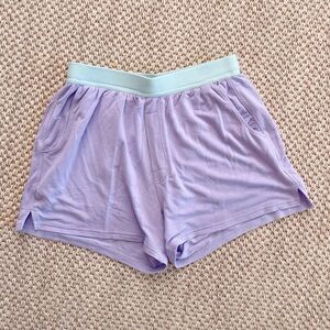 Jambys Women’s Boxer Shorts with Pockets – Size Small Lavender house Shorts